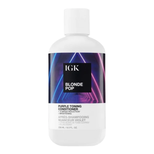 IGK Hair Blonde Pop Purple Toning Conditioner 3 IGK Hair Blonde Pop Purple Toning Conditioner