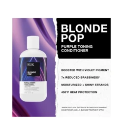 IGK Hair Blonde Pop Purple Toning Conditioner 4 IGK Hair Blonde Pop Purple Toning Conditioner - Image 2