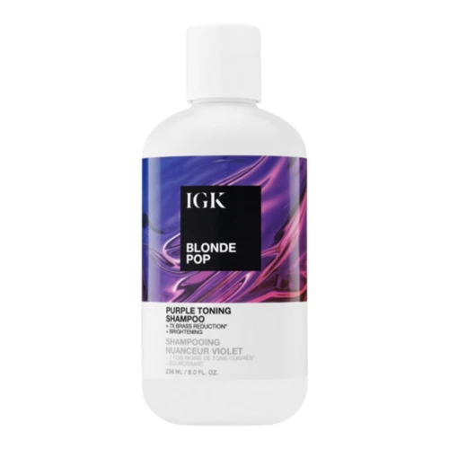 IGK Hair Blonde Pop Purple Toning Shampoo 3 IGK Hair Blonde Pop Purple Toning Shampoo