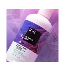 IGK Hair Blonde Pop Purple Toning Shampoo 6 IGK Hair Blonde Pop Purple Toning Shampoo - Image 4