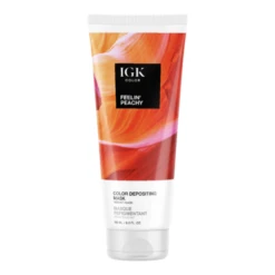 IGK Hair Color Depositing Hair Mask - Peek-A-Blue -Hair Care Shop Color Depositing Hair Mask Feelin Peac 72003 8673 detail
